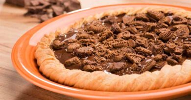receita de Pizza Crocante com Chocolate