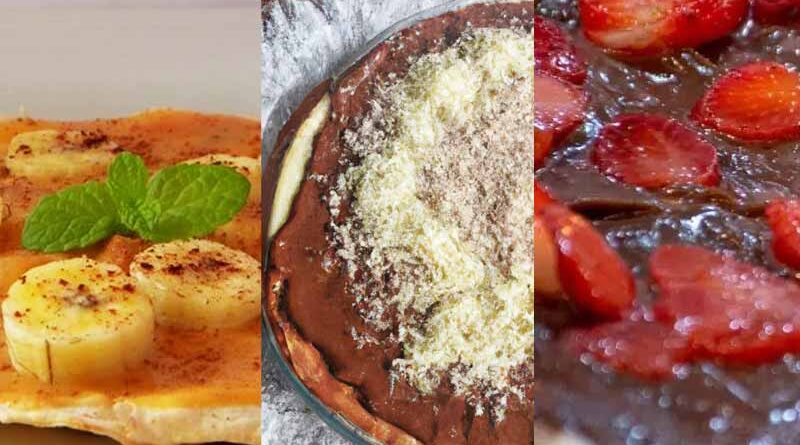 Pizza doce na airfryer