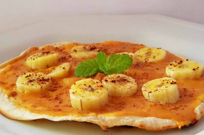 Pizza doce na airfryer